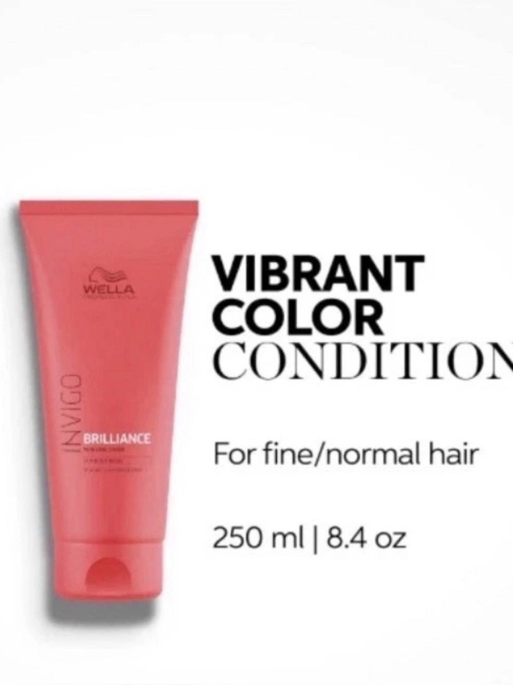 Wella Professionals Invigo Brilliance Conditioner For Colored Hair 8.4 Fl Oz NEW